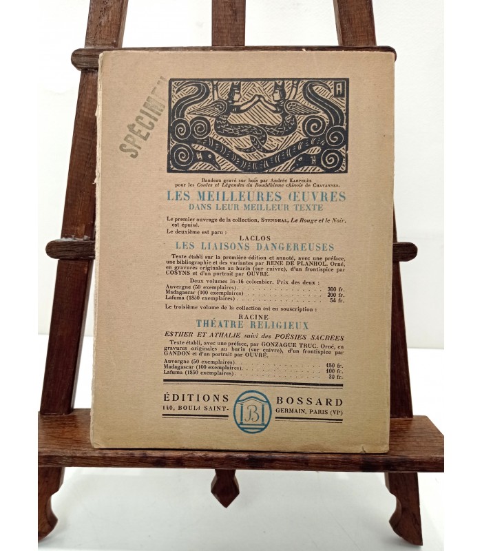 PLAISIR DE BIBLIOPHILE 1925 Première année N°4 Novembre 1925