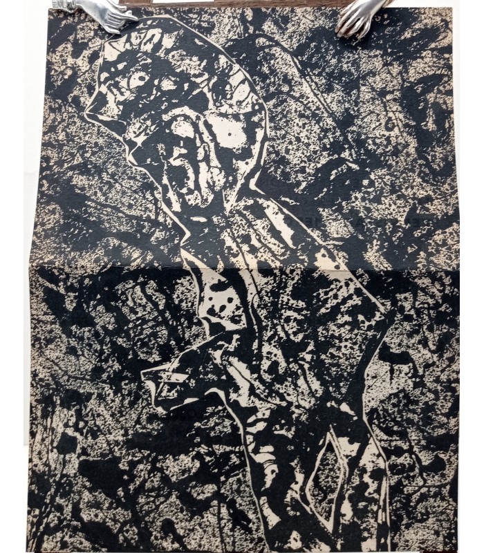 DUBUFFET jean - Exposition du 17 mars au 17 avril 1954 - Rare carton d'invitation