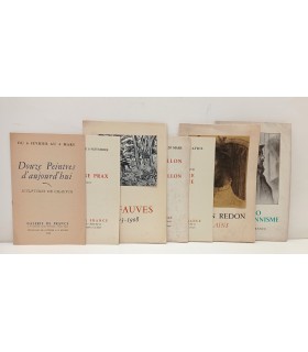 Galerie de France - Lot de 6 catalogues d'exposition 1942 à 1943