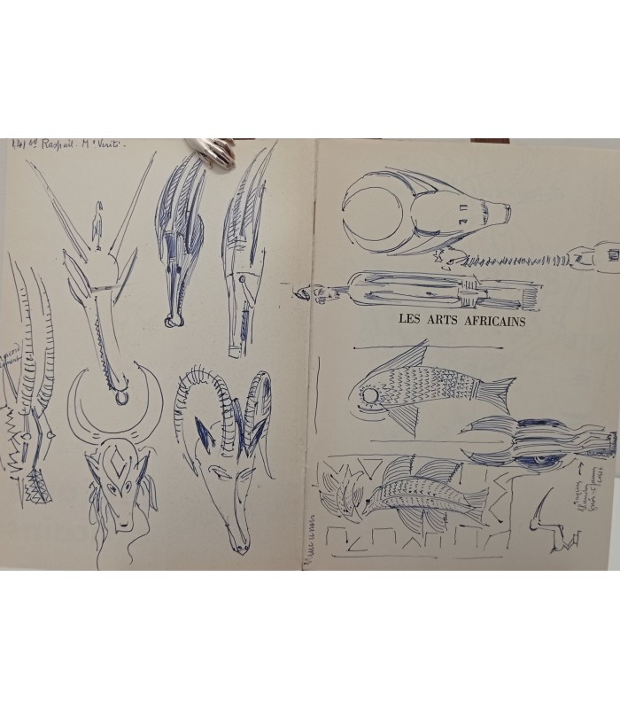 Les ARTS AFRICAINS Cercle VOLNAY - Catalogue de l'exposition de Juin-Juillet 1955 Paris