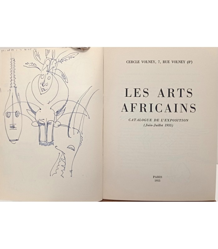 Les ARTS AFRICAINS Cercle VOLNAY - Catalogue de l'exposition de Juin-Juillet 1955 Paris
