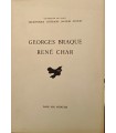 Georges BRAQUE René CHAR - Bibliothèque littéraire Jacques Doucet - Paris Mai 1963 Catalogue