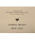 Georges BRAQUE René CHAR - Bibliothèque littéraire Jacques Doucet - Paris Mai 1963 Catalogue
