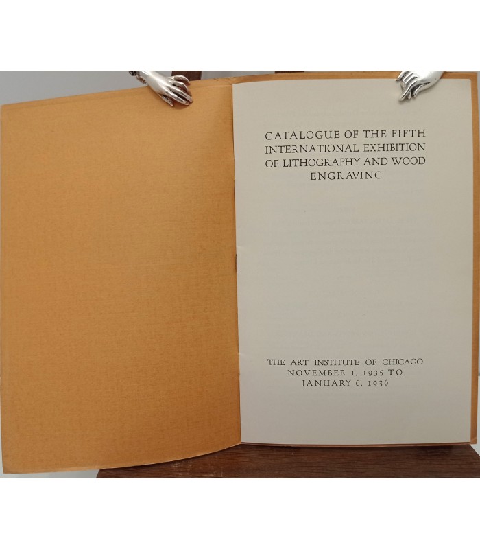 FIFTH INTERNATIONAL EXHIBITION OF LITHOGRAPHY AND WOOD ENGRAVING - The Art Institute Chicago 1935 - 1936