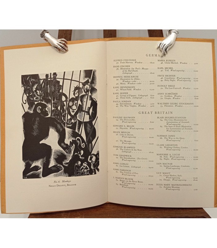 FIFTH INTERNATIONAL EXHIBITION OF LITHOGRAPHY AND WOOD ENGRAVING - The Art Institute Chicago 1935 - 1936