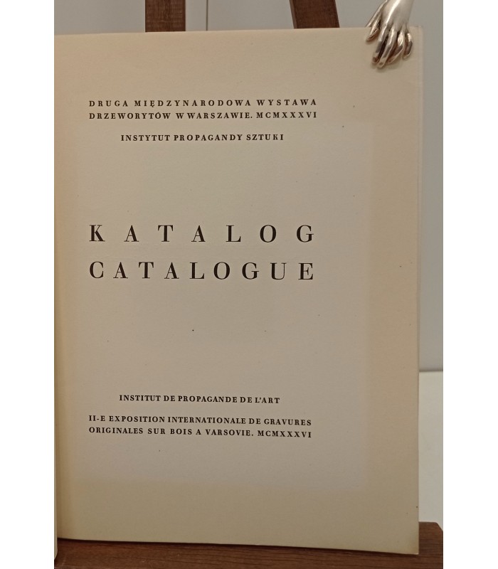 Druga Miedzynarodowa Wystawa Drzeworytow w Warszawie, MCMXXXVI- Rare catalogue de l'exposition
