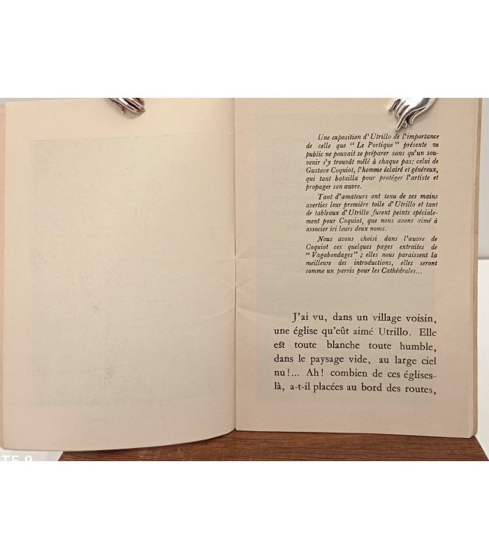 Maurice UTRILLO - Exposition Des Cathédrales et des Eglises peintes par Maurice Utrillo - 1929 - Rare catalogue de l'exposition