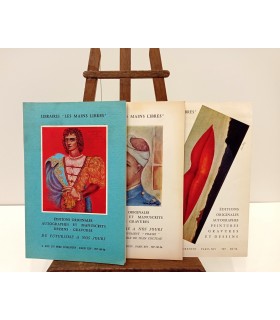 Librairie "Les Mains Libres" - Lot des 3 premiers catalogue de vente (1969 - 70)