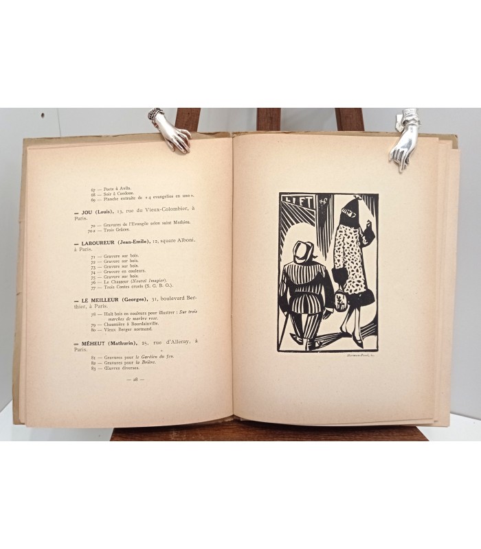 Société de la Gravure sur bois originale - Expositions de 1922 et1928 - Catalogues