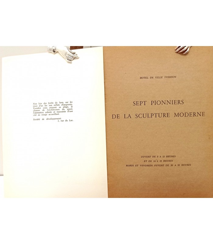 Hotel de Ville Yverdon 1954 - Sept pionniers de la sculpture moderne - Michel SEUPHOR - Catalogue