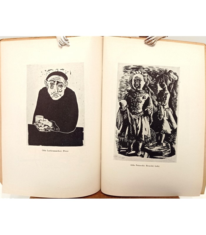 XYLON - Galerie Moderne Exposition à LJUBLJANA (Slovénie) en 1954 - Catalogue de l'exposition.