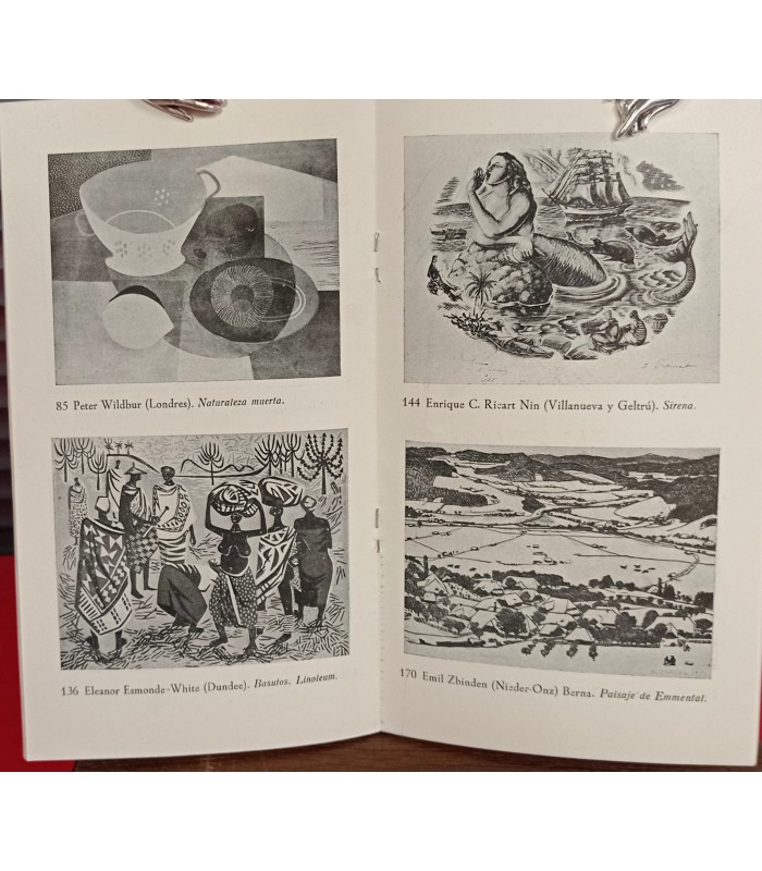 AYUNTALINTO de BARCELONA Exposicion Internacional de Grabados en color - 1955 - Catalogue