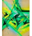MadC "Sixteen One" - Acrylique et bombe aérosol signée.