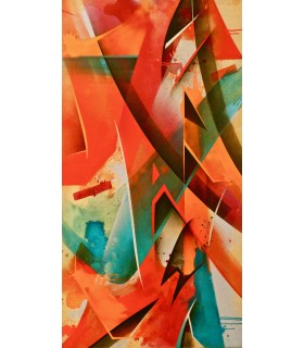 MadC "Sixteen Two" - Acrylique et bombe aérosol