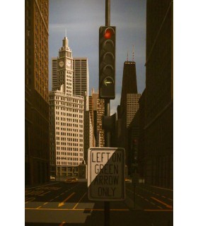 PEYRET Eric "Magic Mile" - Acrylique sur toile