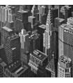 PEYRET Eric "B&W Chrysler" - Acrylique sur toile signée