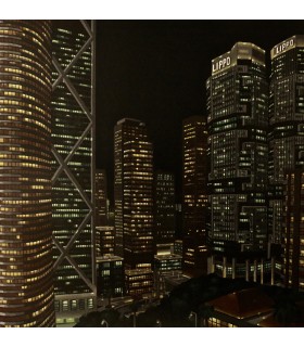 PEYRET Eric "Lippo Lights" - Acrylique sur toile